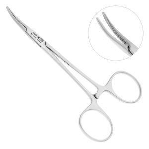 Зажим HALSTED-MOSQUITO изогнутый, 12,5 см