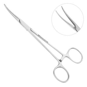 Зажим Rankin-Crile, изогнутый, 16,0 см