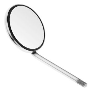 Зеркало стоматологическое №4, 22 мм родий