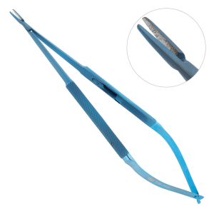 Иглодержатель микрохирургический прямой (0,8 мм/180 мм)