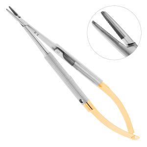 Иглодержатель Castroviejo-Gomel TC, прямой 14см